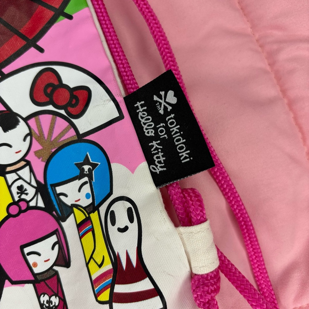Tokidoki X Hello Kitty Pull String Bag - image 5